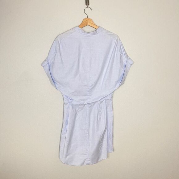 RTA brand Leigh Dolman Sleeve Poplin Shirt Mini Dress - Picture 8 of 12